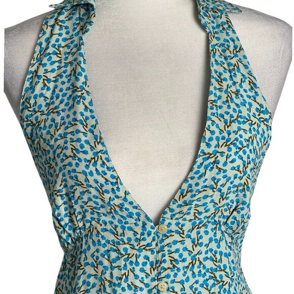 Free People NWT $98 Retro Mini Dress "C'est La Vie" in Cottagecore Floral Size S - Picture 5 of 12